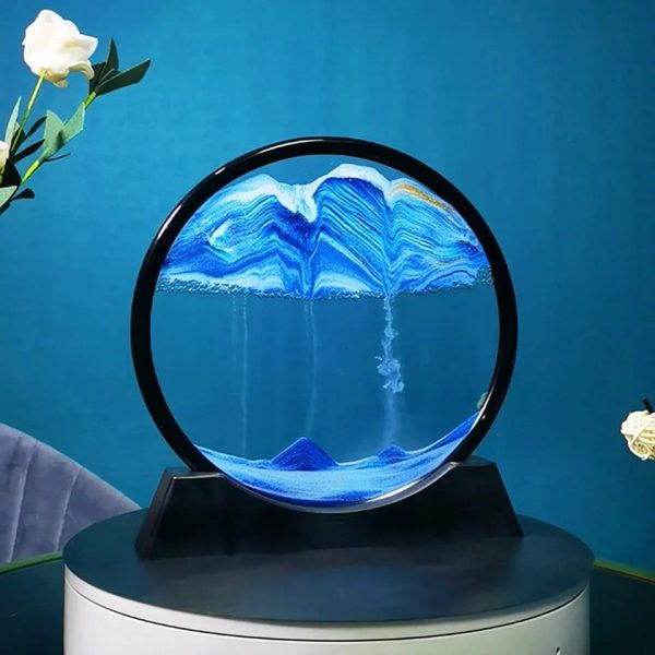 3d Color Quicksand Decor 3d Moving Sand Painting Table Lamp,home Decor