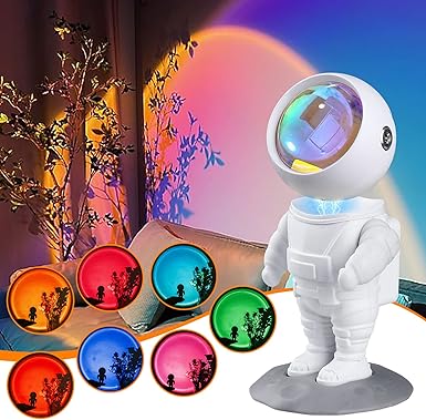 Astronaut Sunset Lamp Projector Light