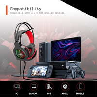 Polygold Usb Led Gaming Headset With Microphone | Computer Head Phone Pg-6920