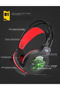 Polygold Usb Led Gaming Headset With Microphone | Computer Head Phone Pg-6920